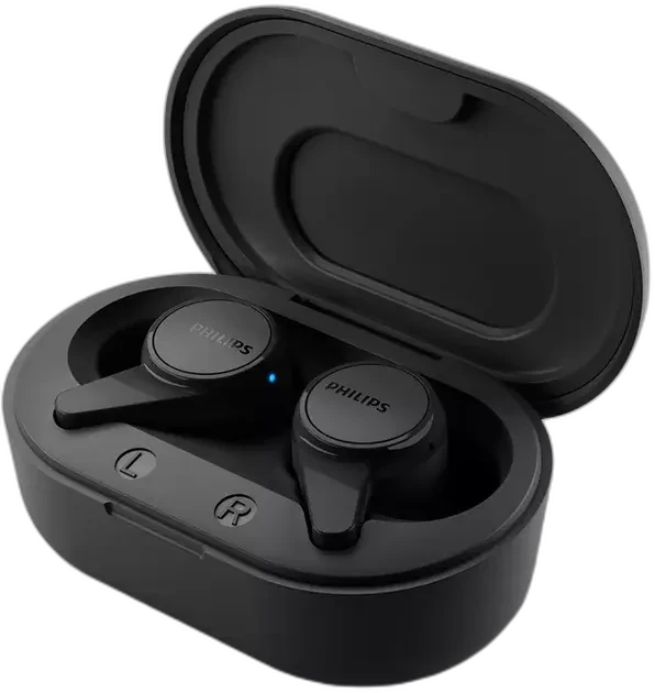 Навушники Philips TAT1207 True Wireless IPX4 Black (TAT1207BK/00)